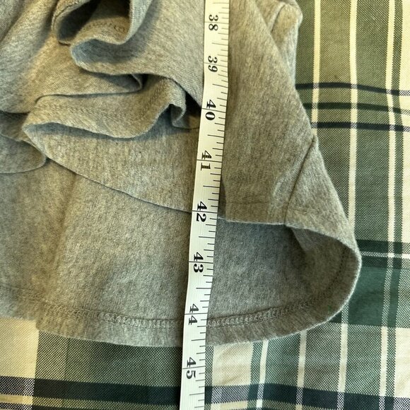 NWT Veronica Beard Jeans Pima Ruched W/ Flounce Dress Womens Grey Sz L - Picture 14 of 14